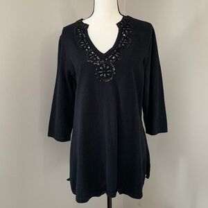 Lane Bryant sweater with bead and sequins 14-16W office career  wedding formal